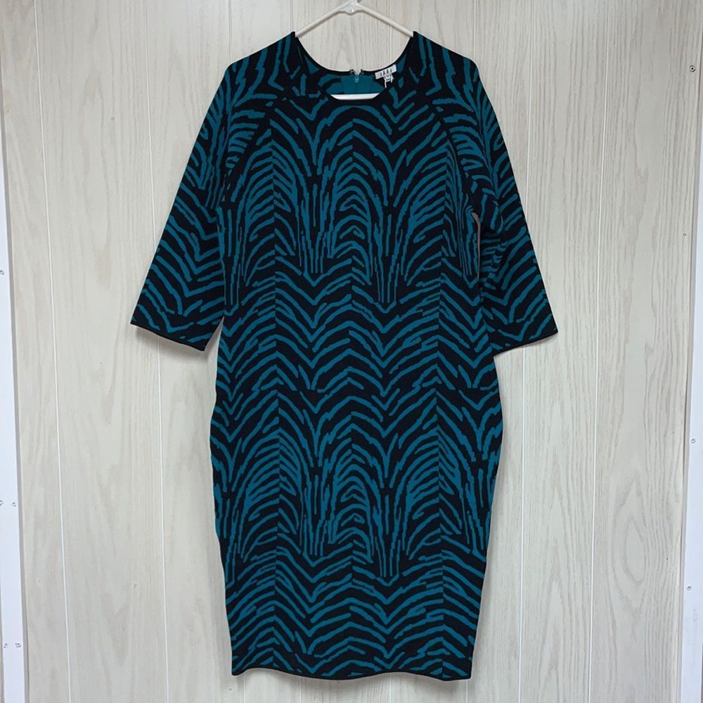 I.b.b.I. Designer Zebra Midi Dress Size 16